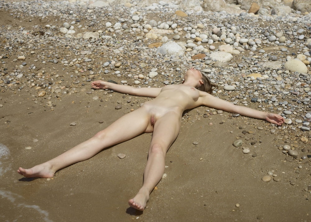 Dutch goddess, naked on beach 20