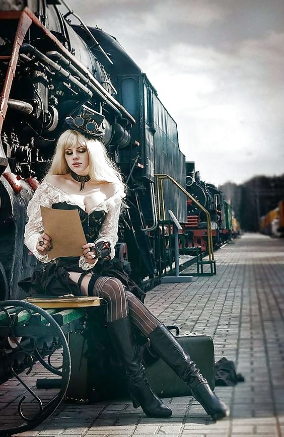 Steamy Steamtrain Girls 7