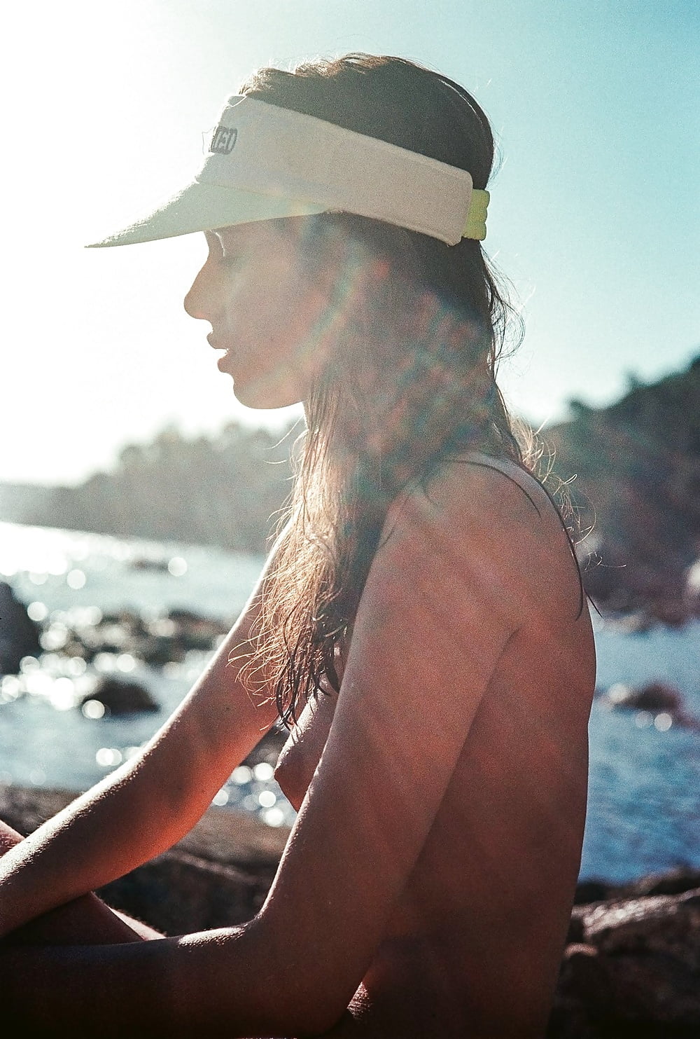 lea gargiulo beach topless jan 2018 7