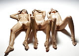 Three SEXY, oiled naked white goddesses 7