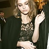 Lily-Rose Depp seethrough top dec 2017 4